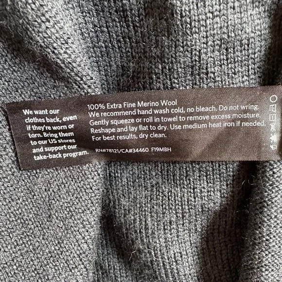 Eileen Fisher merino wool cardigan long duster versatile sustainable womens sz M - Picture 8 of 12